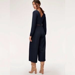 Aritzia Wilfred Jumpsuit. Dark grey. Size 4. Barely worn. Purchased for $212.